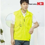K2 YE K2 조끼 폴리에스터100 90 120 5단위 95 95 VE-2607