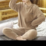 겨울 잠옷세트 파자마 밍크 잠옷 기모 홈웨어