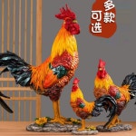 수탉 장식품 야외 꾸미기 조각 공예 인테리어 조형물 소품 정원