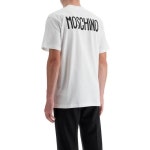 모스키노 모스키노 모스키노 SS25 t-shirt with lettering print MULTI J0716 0241