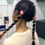 가온해컴퍼니 | 돌돌이 전화선 머리끈 2P