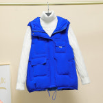 여성용 후드 조끼 가을 겨울 야상 후드 조끼 패딩 조끼 뉴타임즈 Women s Vest F9028