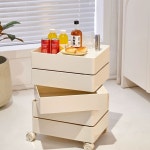 이동식 5단 카트 서랍장 보관함 트레이 트롤리 캐비닛 플라스틱