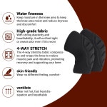 농구 축구 배구 레슬링 보호 장비를 위한 PISIQI 무릎 패드 압축 다리 소매 보호대 두꺼운 충돌 방지 EVA 패딩 X-Small