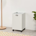 이동식 가정용 분리수거함 박스 쓰레기통 주방 수납장 다용도 도어