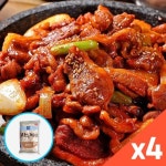 자연맛남 오리 국내산 오리주물럭 300g x 4팩 총1 2kg