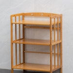 원목 전자렌지거치대 우드 밥솥 선반 틈새 주방 착륙 상점