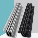 고하중레일 슬라이딩 계단 서랍 고중량 댐퍼 2개 짧은 두세트-실버 1 0미터