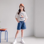 버블트리 주니어 의류 아동 원피스버블트리 P348 미라클데님팬츠 140 진청