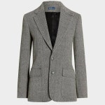 폴로랄프로렌 헤링본 리넨 블렌드 블레이저 Herringbone Linen Blend Blazer BLACKCREAM HERRINGBONE