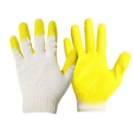 노랑 반코팅 장갑 10 켤레 세트 목장갑 안전 빨간 공장 작업 캠핑 방수 안전용 작업용