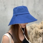 와이드 큰 창 자외선 햇빛 접이식 끈 버킷 uv 챙 넓은 선캡 그늘막 햇 썬캡 모자