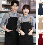 가벼운 방수 캔버스 앞치마 주방 공방 작업용