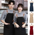 가벼운 방수 캔버스 앞치마 주방 공방 작업용
