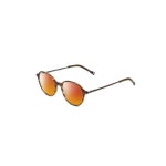 Ernest Hemingway 남녀공용 Polarized 선글라스 in 그린 Amber Gun 메탈 2379 H4855