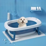 강아지 반신욕 접이식 욕조 목욕탕