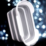 애완동물 폴딩 접이식 욕조 멜란지화이트