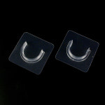 투명 접착식 봉 홀더 브라켓 무타공