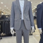 잔체크 슬림 콤비세트 SC FKJAD23370