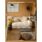 흙침대 돌쇼파 패드 겨울용 방지 쿠션 겨울 플러시 양털 베개커버 포근한 샴페인 카바 플러시 샴페인 45 베개커버