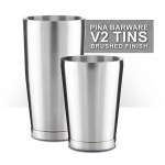 Pina Barware 스테인리스 스틸 상업용 바 보스턴 쉐이커 틴 세트 - 793 8g 28온스 532 3g 18온스