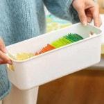 욕실 수납 정리함 화장실 주방 싱크대 팬트리 다용도 손잡이 슬림 수납함