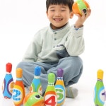 유아 안전한 볼링 놀이 세트 숫자핀 실내 체육활동 어린이집 딸아이 놀이감