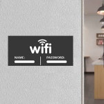 와이파이 안내판 WIFI 비밀번호 표지판 알림판 팻말