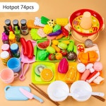 주방 놀이 음식 바베큐 요리 하우스 인터랙티브 1개 6 B 74PCS