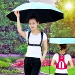 밭일 우산 어깨에 농사우산 어깨 핸드프리우산 매는 초경량