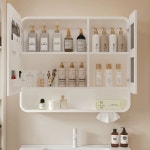 화장실 선반장 정리함 상부장 선반 조명 수납장 수건장 레귤러월광화이트40CM원호