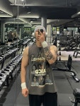 제이잭 아메리칸 레트로 감성 여름 오버 민소매 티셔츠 차콜