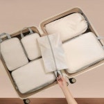 여행용 수납 압축파우치 세면파우치 압축팩 이너백 02