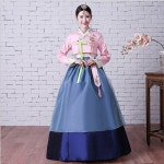여성 한복 전통 설 명절 추석 개량 결혼식 드레스 민속 의상 무대 춤 03 AndPurpleDress S