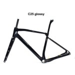 자전거프레임 탄소 자갈 디스크 스레드 풀 히든 700C 47C 9 Glossy - L T47 02 L T47 01 CHINA