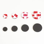 접착식 원형 스티커 냉장고자석 동전 고무자석