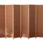 대나무 한옥 가벼운 나무가림막 침실 간살 가림막 파티션 대형