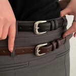 여자 캐쥬얼 가죽 벨트 허리띠 빈티지 청바지 원피스 정장 여성 용