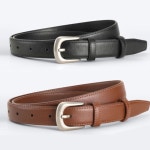 여자 캐쥬얼 가죽 벨트 허리띠 빈티지 청바지 원피스