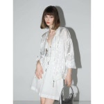 코코벨라 볼륨감 넘치는 핫픽스 시스루 스타디움 선 가디건 코트 SC0002