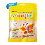 아모스 아모스 탱탱 아이클레이 파우치 50g 15색 칼라 가벼운 요술점토 살구 1개