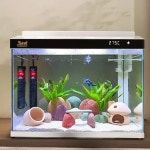 어항 베타 물고기 수족관 세트 자동청소