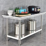 스탠리스 작업선반 꽃포장 테이블 높이 조립식 보조주방선반