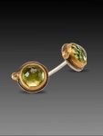 해외배송 Ananda Khalsa Jewelry 이어링 아난다 칼사 로즈컷 페리도트 스터드