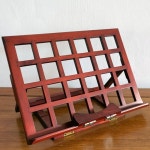 악보대 탁상용 거문고 데스크탑 거치대 휴대용 높이조절 탁상 지휘대 받침대 원목색 소나무 원목 족자 1개