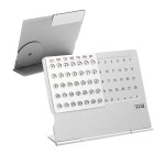 스탠드 금속 만년달력 미니 칼랜더 알루미늄 칼렌다