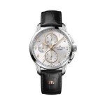 Maurice Lacroix Men Pontos 실버톤 다이얼 자동 손목시계 시계 패션시계 명품시계 259 PT6388-SS001-220-2