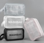 산다플러스 PVC 다용도 방수 파우치 가방 중형 실용적인