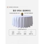 웨딩호텔 테이블 패브릭 파티 그랜드 라운드 테이블 레스토랑 유럽식 조화 가정용 식탁보 식탁보 입천