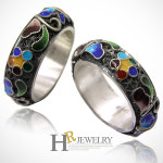 호림쥬얼리 HR 칠보 나비 쌍가락지 15호